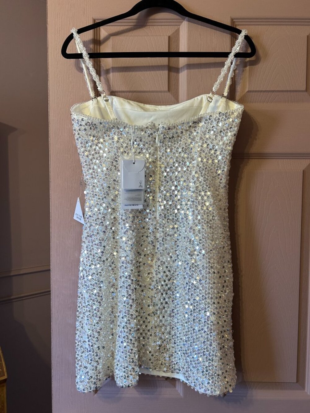 NWT Size M Nadine Merabi Gigi Sequined Dress - Picture 3 of 9